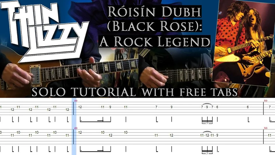 Thin Lizzy - Róisín Dubh (Black Rose): A Rock Legend guitar tab