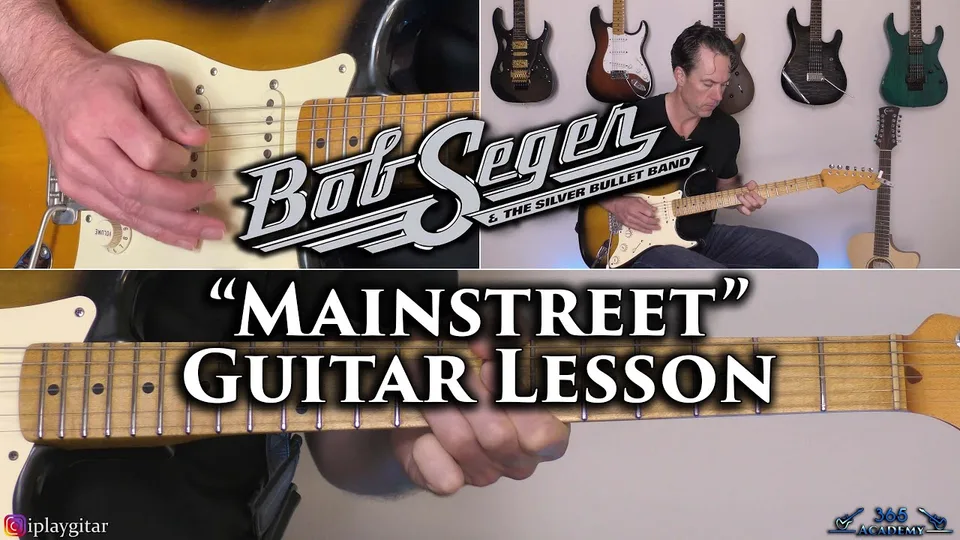 Bob Seger - Mainstreet guitar lesson