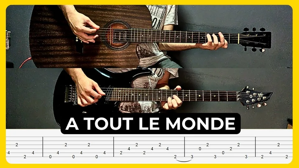 Megadeth - A Tout Le Monde guitar tab