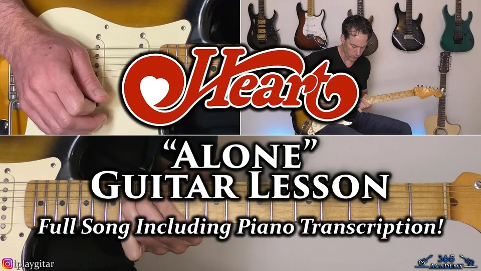 Heart - Alone guitar lesson