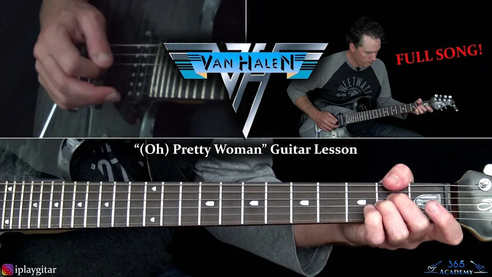 Van Halen - Pretty Woman guitar lesson