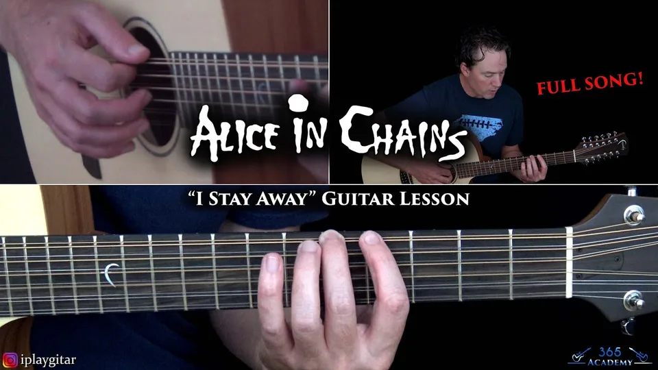 Alice In Chains - I Stay Away guitar lesson