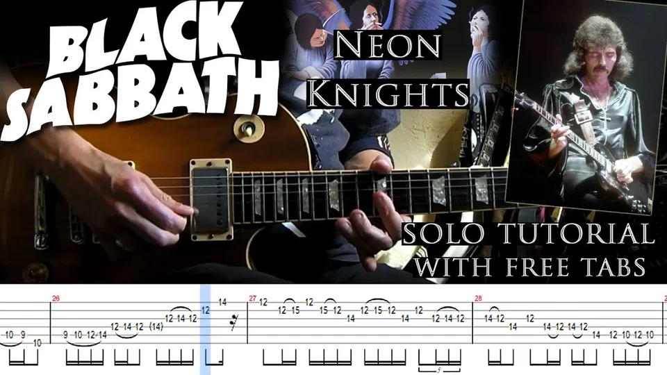 Black Sabbath - Neon Knights guitar tab