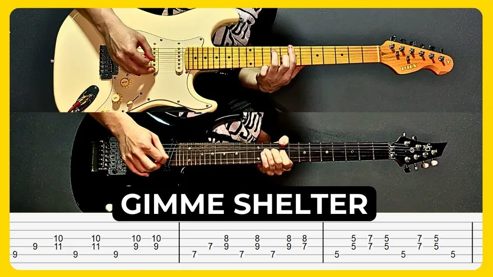 The Rolling Stones - Gimme Shelter guitar tab