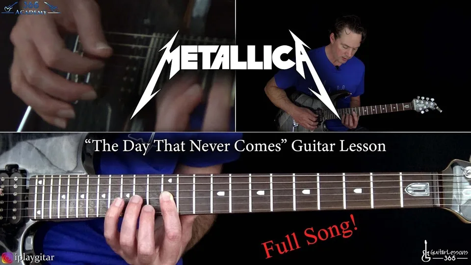 Metallica - The Day That Never Comes guitar lesson