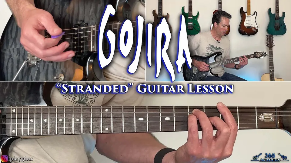 Gojira - Stranded guitar lesson