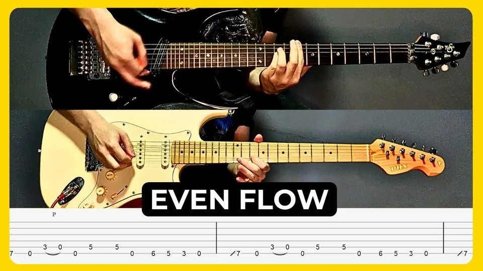 Pearl Jam - Even Flow guitar tab