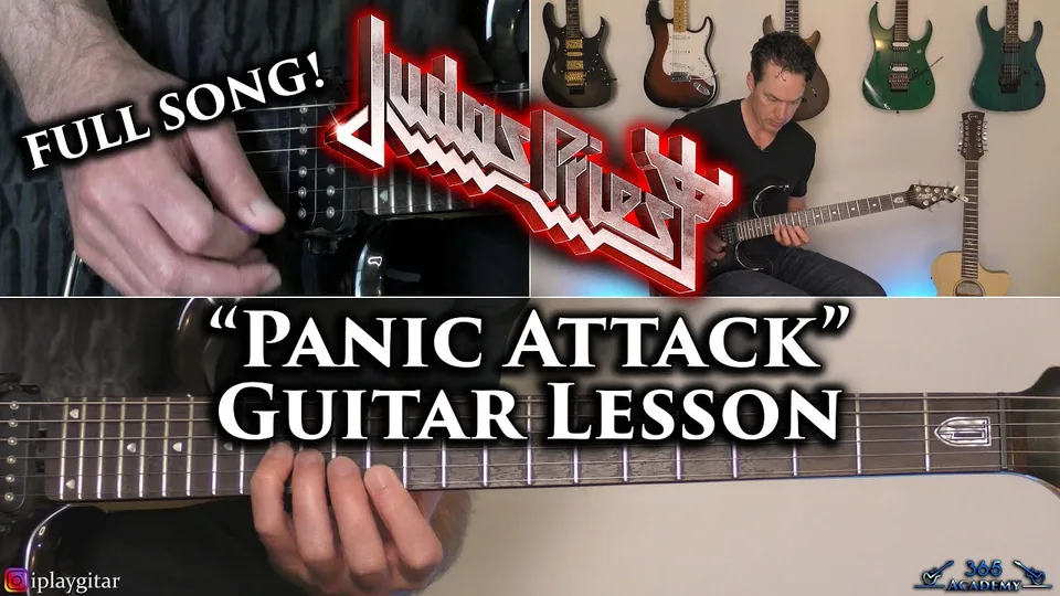 Judas Priest - Panic Attack guitar lesson