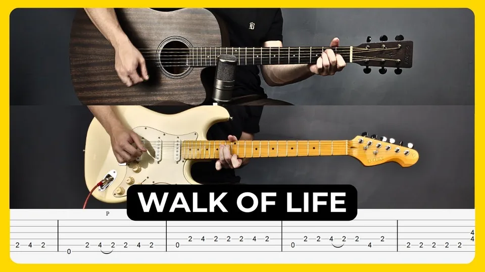 Dire Straits - Walk Of Life guitar tab