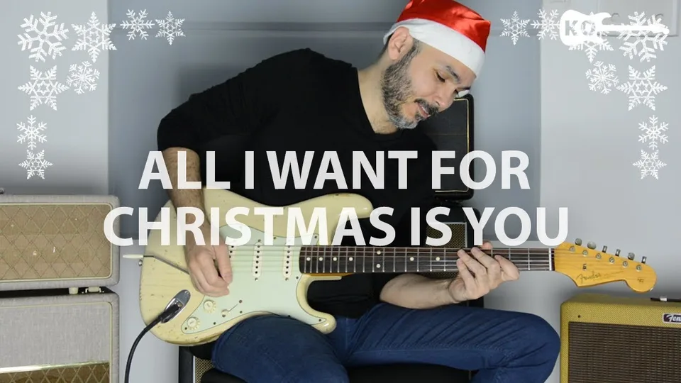 Christmas - Mariah Carey - All I Want For Christmas Is You guitar cover