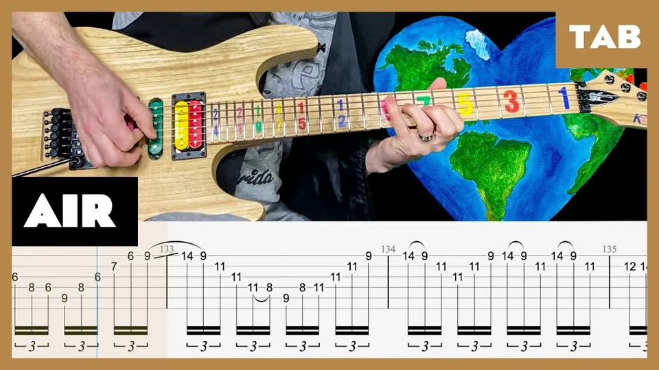 Jason Becker - Air guitar tab