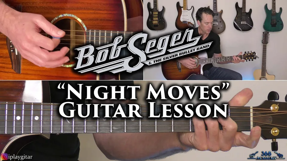 Bob Seger - Night Moves guitar lesson