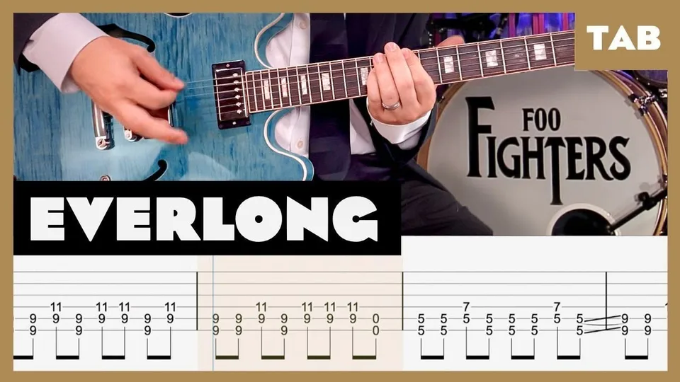 Foo Fighters - Everlong guitar tab