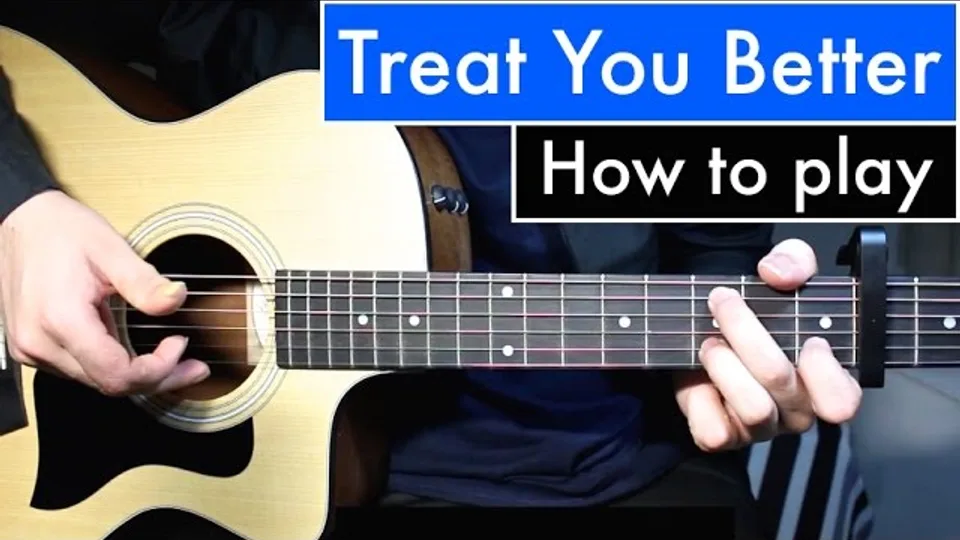 Shawn Mendes - Treat You Better guitar lesson