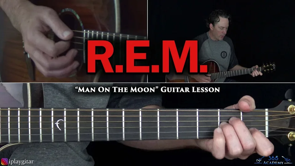 R.E.M. - Man On The Moon guitar lesson