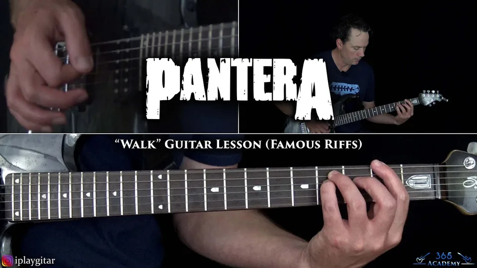 Pantera - Walk guitar lesson