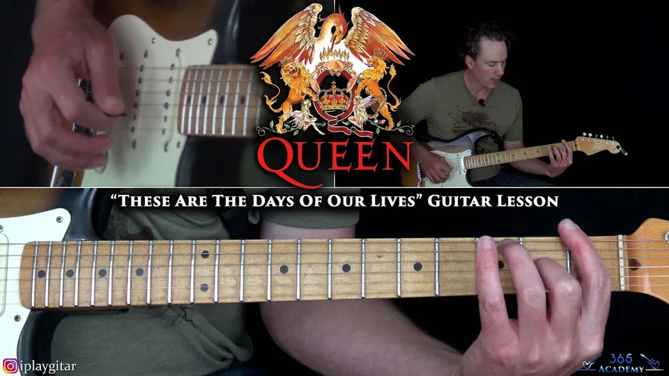 Queen - These Are The Days of Our Lives guitar lesson