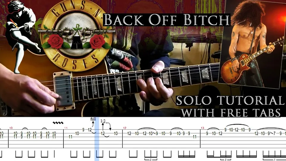 Guns N' Roses - Back Off Bitch guitar tab