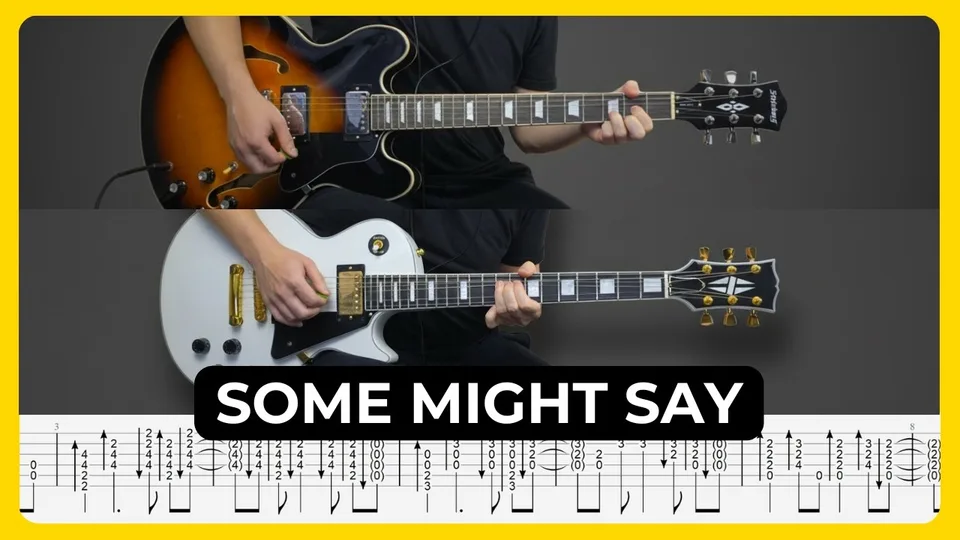 Oasis - Some Might Say guitar tab