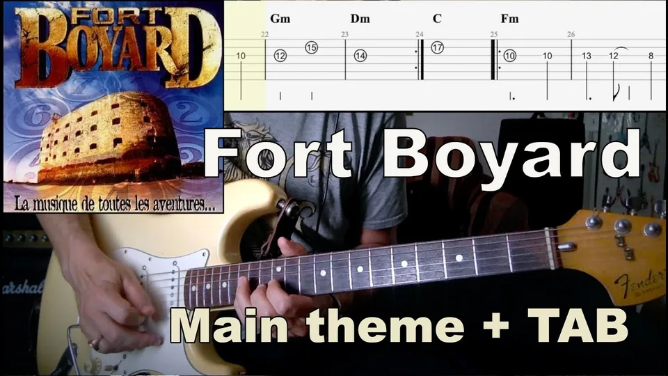 Paul Koulak - Fort Boyard Main Theme guitar tab
