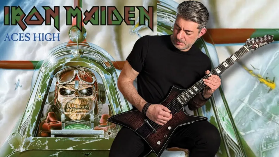 Iron Maiden - Aces High guitar cover