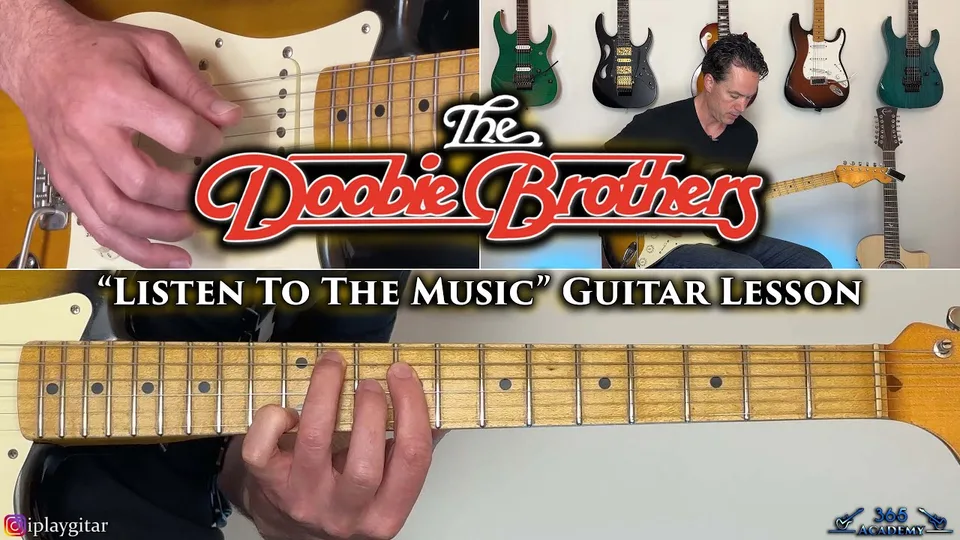 The Doobie Brothers - Listen To The Music guitar lesson