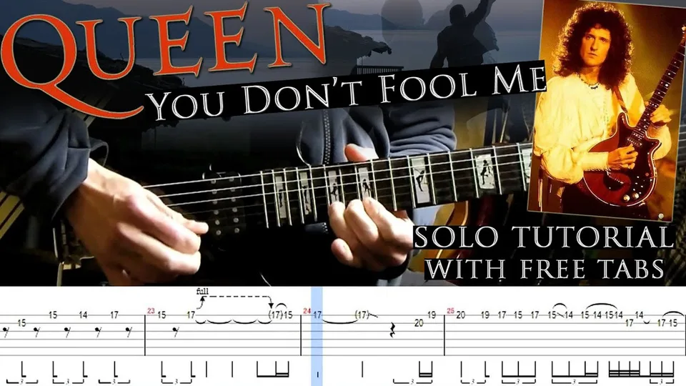Queen - You Don't Fool Me guitar tab