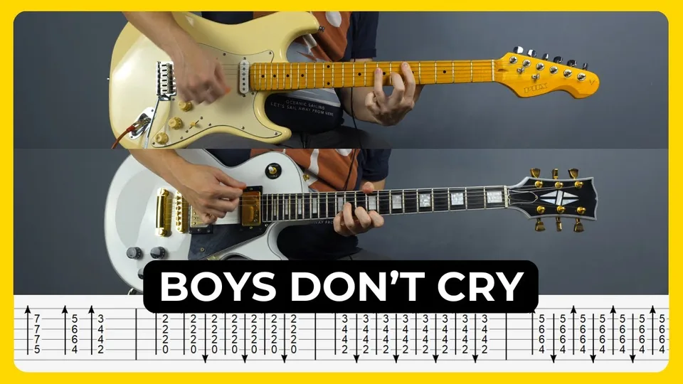 The Cure - Boys Don't Cry guitar tab
