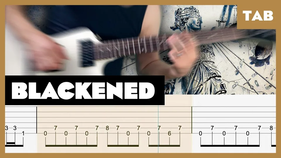 Metallica - Blackened guitar tab