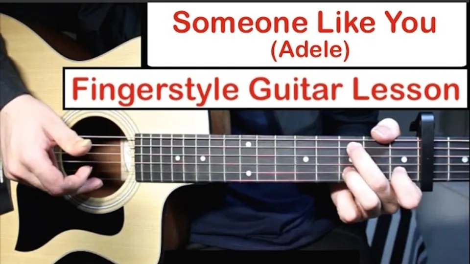 Adele - Someone Like You guitar lesson