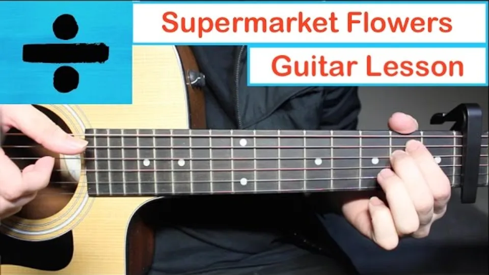 Ed Sheeran - Supermarket Flowers guitar lesson