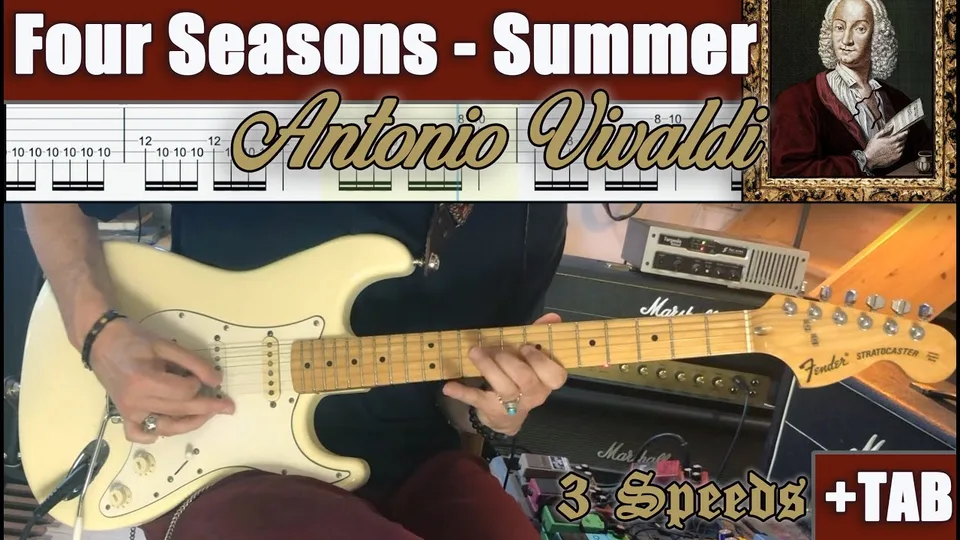 Antonio Vivaldi - Summer (Four Seasons) guitar tab