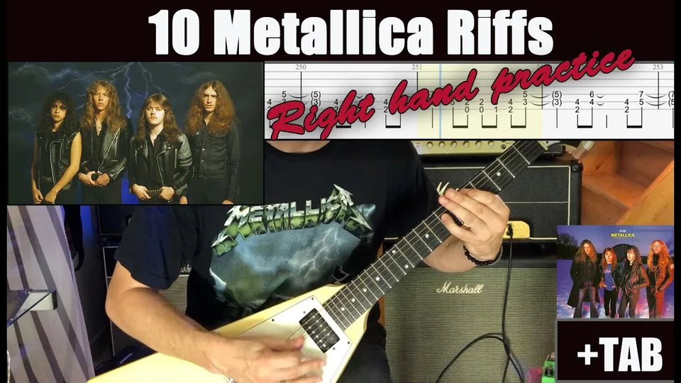 Metallica - 10 Great Riffs guitar tab