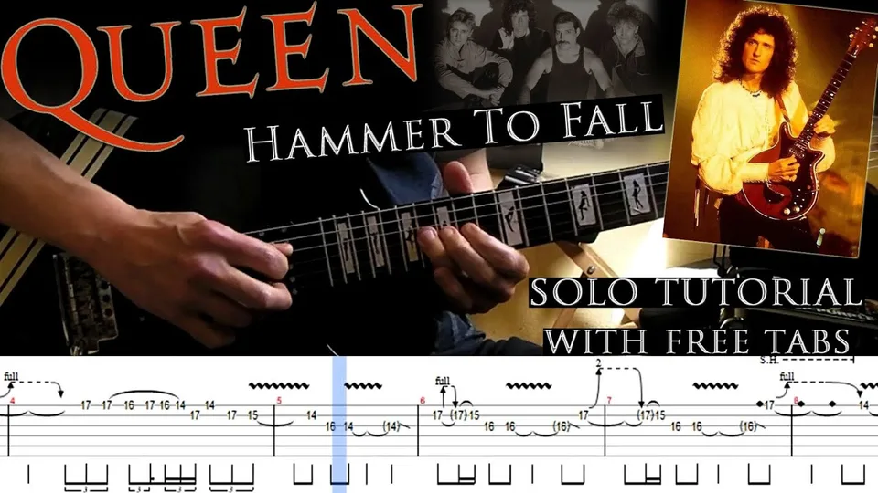 Queen - Hammer To Fall guitar tab