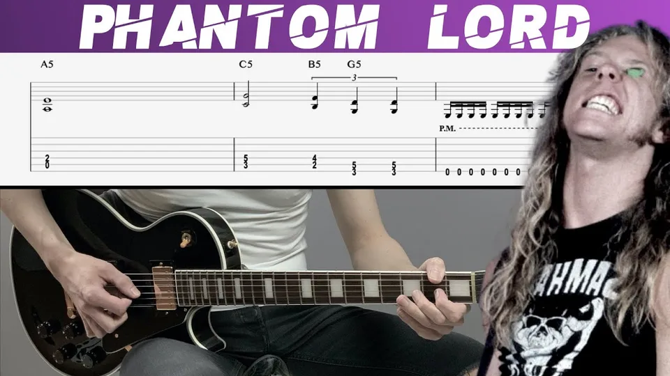 Metallica - PHANTOM LORD guitar tab
