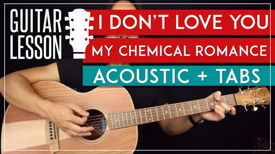 My Chemical Romance - I Don't Love You guitar lesson