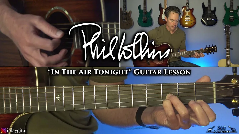 Phil Collins - In The Air Tonight guitar lesson
