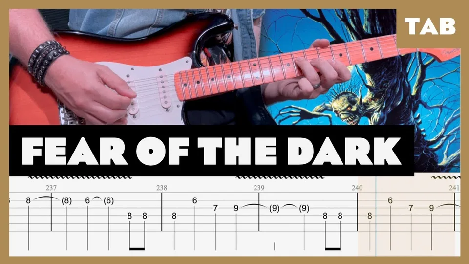 Iron Maiden - Fear of the Dark guitar tab