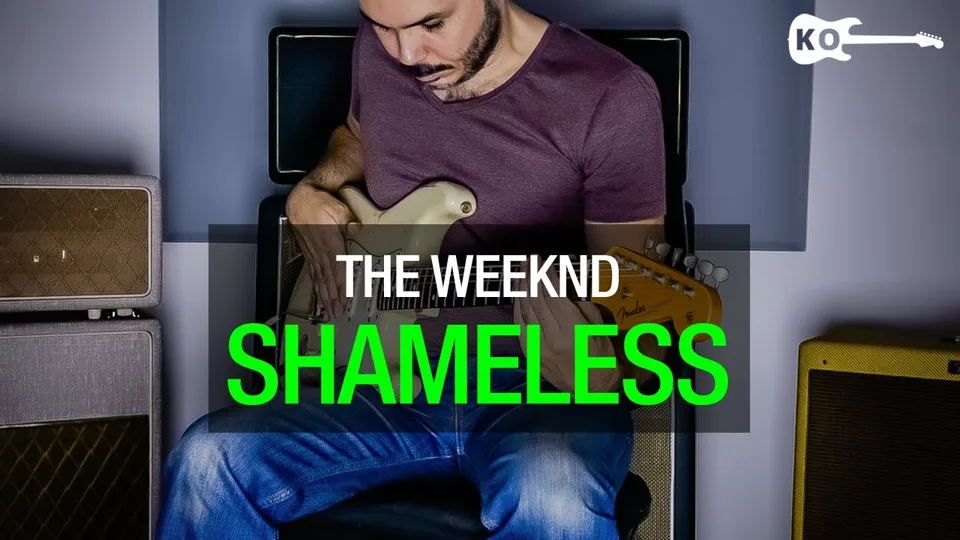 The Weeknd - Shameless guitar cover