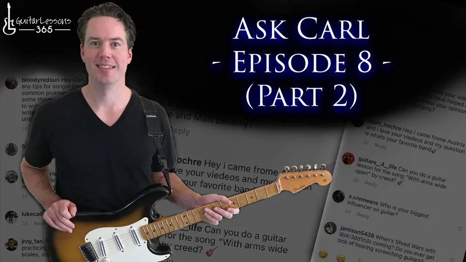 Ask Carl - Episode 8 guitar lesson