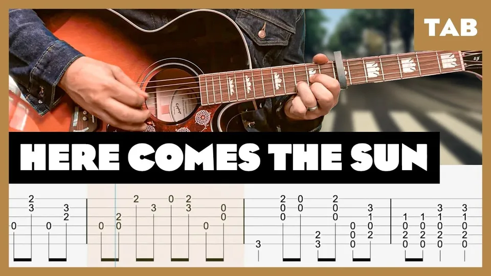 The Beatles - Here Comes the Sun guitar tab