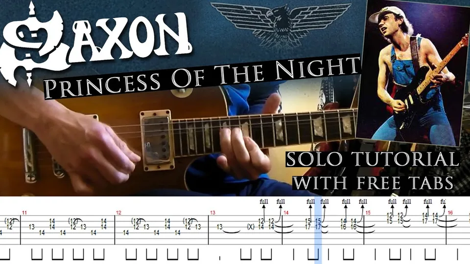 Saxon - Princess Of The Night guitar tab