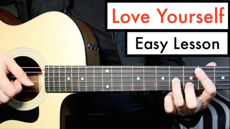 Justin Bieber - Love Yourself guitar lesson