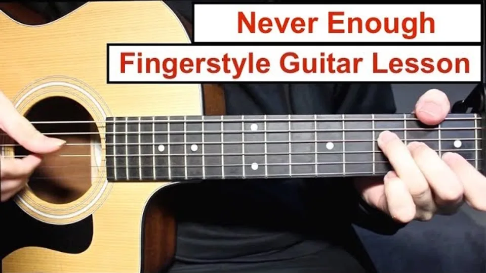 The Greatest Showman - Never Enough guitar lesson