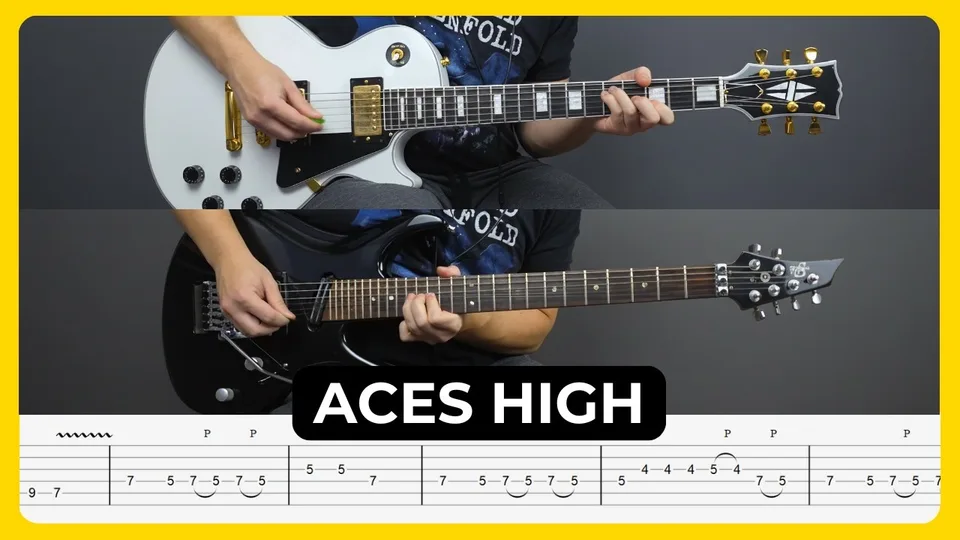 Iron Maiden - Aces High guitar tab