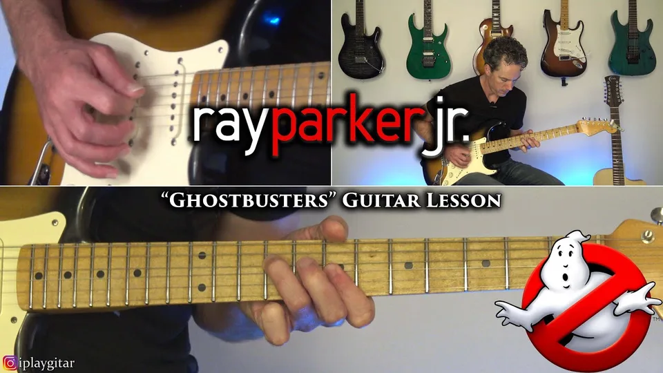 Ray Parker Jr - Ghostbusters guitar lesson