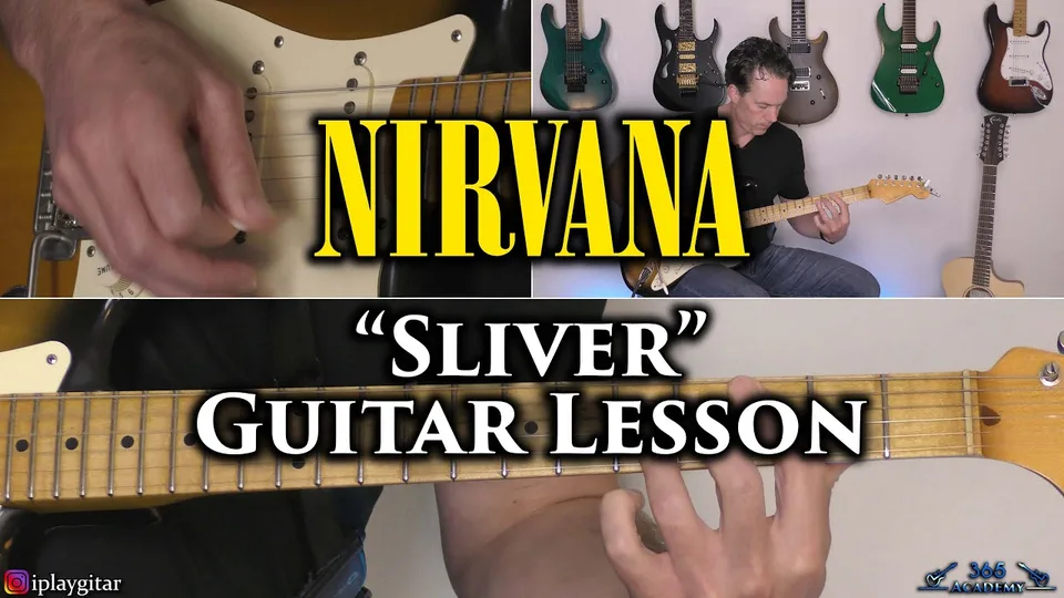 Nirvana - Sliver guitar lesson