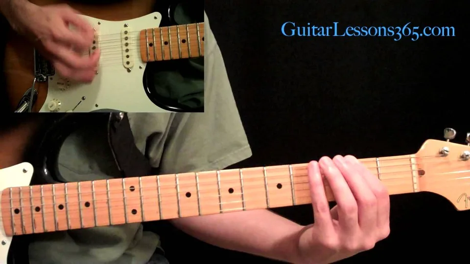 Muse - Stockholm Syndrome - PreChorus, Chorus & Turnaround guitar lesson