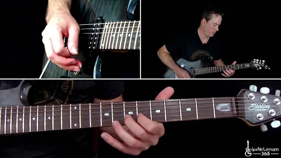 Billy Idol - Dancing with Myself guitar lesson