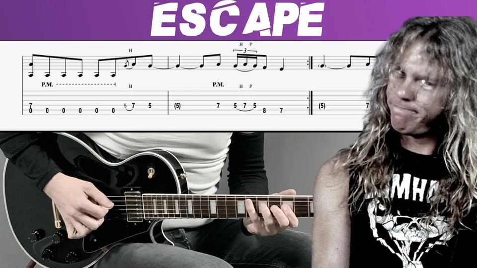 Metallica - ESCAPE guitar tab